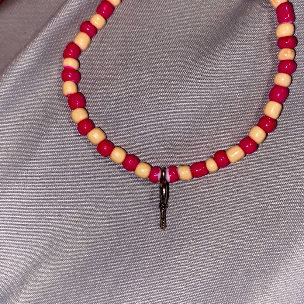 silver key bracelet